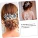 Mikinona Crystal Inlaid Hair Comb Bride Hair Comb Bride Headdress Bridal Hair Decor Wedding Hair Comb Wedding Headdress Wedding Headpiece for Bride Crystal Hair Comb Bridal Headpieces - Buy Online on GoSupps.com