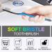 Extra Soft Flossing Toothbrush for Sensitive Teeth | Manual Plaque Remover for Adults | Individually Wrapped for Hygiene - Buy Online on GoSupps.com