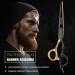 JASON 6'' Professional Barber Shears 440C Japanese Stainless Steel - Salon Razor Edge Hair Cutting Scissors - Buy Online on GoSupps.com