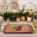 Acacia Wood Serving Panels - 40.6 cm & 35.6 cm Decorative Plates for Fruit Charcuterie & Food Trays - Rectangular Cheese Boards - Buy Online on GoSupps.com