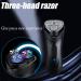 Electric Shaver for Men Electric Beard Trimmer Cordless USB Rechargeable Electric Men's Shaver Wet and Dry Men's Rotary Shavers with Pop-up Trimmer Waterproof Electric Pocket Shaver for Travel Home Use 057 - Buy Online on GoSupps.com