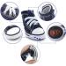 abcGoodefg Pet Dog Shoes | Puppy Canvas Sport Sneaker Boots | Outdoor Nonslip Causal Rubber Sole Shoes for Small Dog - Dark Blue - Buy Online on GoSupps.com