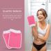 Beaupretty 2pcs Bath Gloves for Men - Exfoliating Towel Scrubber Mitts Korean Plant Fibres Pink - Perfect for Bathing & Massage - Buy Online on GoSupps.com
