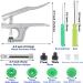 1440Pcs Plastic Snap Buttons Kit with Pliers - T5 Snaps for Clothing Sewing and Crafting (24 Colors) - Buy Online on GoSupps.com
