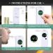 Chaoos Breathalyzer - Portable Professional High Precision Alcohol Tester with LCD Digital Display and 20 Mouthpieces, Ideal for Personal and Professional Use - White - Buy Online on GoSupps.com
