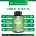 K2 D3 Vitamin Supplement with BioPerine - Vegan Calcium Supplements with Vitamins K and D - 5000 IU - 60 Capsules for Heart & Bone Health - Buy Online on GoSupps.com