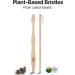 Sea Turtle Plant-Based Bamboo Toothbrushes - Individually Sealed 10 Pack for Adults - Buy Online on GoSupps.com