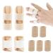 Jingegergome 4PCs trigger finger splint and 5pcs finger brace Adjustable finger sleeves pinky malet finger splint thumb splint trigger finger splints