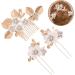 PLAFOPE 1 Set Leaves and Flowers Hair Comb Hair Comb Clip Girl Headpieces for Wedding Decorative Hair Combs Hair Accessories for Women Headpiece for Wedding Decoration Bridal Headpiece - Buy Online on GoSupps.com
