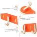 Alipis Coat Drying Hangers Keychain Pegs Plastic Belt Wardrobe Wall for Silk Bath Purse Rack Back Rail 19X3CM Orange - Buy Online on GoSupps.com