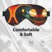 SSIMOO Solar System Jupiter Saturn Sleep Mask | Adjustable Breathable Eye Mask for Comfortable Sleep - Fashionable & International Shipping - Buy Online on GoSupps.com