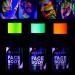 Buy Neon Face Body Paint Sticks Kits - Glow in the Dark DE LANCI Blacklight Reactive Makeup for Adults & Kids - Perfect Blendable Neon Party Supplies in Yellow Red & Green - International Shipping Available - Buy Online on GoSupps.com