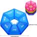 Patelai 6-Piece 7-Sided Pill Organizer - Portable Weekly Vitamin Planner & Daily Medicine Box - Travel-Friendly Storage with Vivid Colors - Buy Online on GoSupps.com