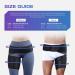 Groin Support with Hot & Cold Gel Pack for Thigh, Hip & Hamstring Pain Relief - Adjustable Compression Wrap for Men & Women - Buy Online on GoSupps.com