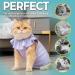 Avont Katzenbody: Recovery Suit for Cats - Post-Op Castration & Spay Leak Protection for Abdominal Wounds - Medium Lilac - Buy Online on GoSupps.com