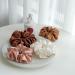 4-Piece Satin Silk Scrunchies Set | Big Hair Scrunchies for Ponytails | Gentle on Hair - Buy Online on GoSupps.com