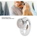 Haofy Portable Electric Beard Clipper - Powerful Trimming Tool with Stainless Steel Cutter Head for Travel | Electroplate Silver - Buy Online on GoSupps.com