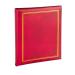 Classic 6x4 Photo Album - Easy to Fill Slip in Method & Book Bound Fotoalbum | Store 100 Pictures in a Traditional & Timeless Design Photograph Album | Gift Idea for Family & Friends 100 Pictures Red