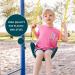 66 Heavy Duty Swing Seat with Plastic Coated Chain - Green | Replacement Swing Set Accessories - Buy Online on GoSupps.com