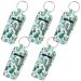 POPETPOP Lipstick Keychain 5pcs Lip Balm Holder Keychain Clip On Lipstick Sleeve Portable Neoprene Lipstick Holder Bag Elastic Lip Balm Keychain Cactus