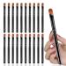 20 Pieces Lip Brushes Concealer Brushes 9cm Length for Portability Reusable and Easy To Clean Premium Synthetic Bristles