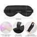 Sleep Mask - Light Blocking Abstract Rainbow Glitter Stars | Adjustable Soft Eye Cover for Travel & Naps | Men & Women - Buy Online on GoSupps.com