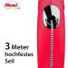 Buy Flexi New Classic XS Rope 3m for Small Dogs up to 8kg - Red | International Shipping - Buy Online on GoSupps.com