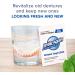 Smile Again Denture Cleaner (180 Days) - Dental Cleaner for Retainer, Denture & Nightguard - Fights Coffee and Smoker Stains - 6 Month Supply for Bright Dentures - 22 Count - Buy Online on GoSupps.com