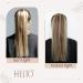 Buy Hetto Brown Braid Human Hair Extensions | Remy Ponytail Extensions #4/27 - 70g 30 cm - International Shipping - Buy Online on GoSupps.com