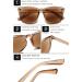 Vevesmundo Tinted Reading Glasses with Sun Protection - 4-Piece Set for Men & Women | Stylish & Functional 3.25x Visual Aid Sunglasses - Buy Online on GoSupps.com