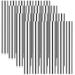 24 Pcs Relay Baton Aluminum Field Track Baton for Students Office Outdoor Running Practice Athlete Silver