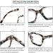 MMOWW Oversized Reading Glasses for Women - Anti Blue Light Square Frame (Brown Grey Tortoiseshell 2.5) - Buy Online on GoSupps.com