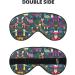 Mexican Otomi Animal Print Unisex Sleep Mask | Double-Sided Eye Mask for Sound Sleep & Skin Care - Shop Internationally - Buy Online on GoSupps.com
