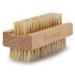Boobeen Natural Pig Bristle Nail Brush - Finger Nail Brush - Hand & Foot Brush for Cleaning Fingernail and Toenail khaki
