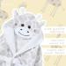 Metzuyan Baby Girls & Boys Giraffe Animal Themed Plush Fleece Dressing Gown Robe 18-24 Months - Buy Online on GoSupps.com