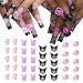 40 PCS Kawaii Nail Charms Slime Charms Nail Decorations for Nail Art Supplies 3D Flatback Resin Charms for Acrylic Nails Cartoon Kitty Jewels Cute DIY Nail Accessories 4 Colors_40PCS