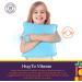 Special Supplies Vibrating Pillow | Sensory Pressure Activated for Kids and Adults | 12 x 12 Plush Minky Cover | Therapy Stimulation Bumps | Blue - Buy Online on GoSupps.com