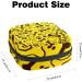 Shop Women's Portable Period Kit - Yellow Dog Bone Paw Love Pattern Storage Pockets Bag - Buy Online on GoSupps.com
