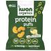 IWON Organics Jalapeno Pineapple Flavor Protein Puff, High Protein and Organic Healthy Snacks, 8 Bags