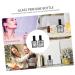 FRCOLOR 2pcs Travel Spray Bottles - Black Glass Perfume & Essential Oil Bottles (8x3.5x2cm) - Perfect for International Shipping - Buy Online on GoSupps.com