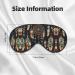 SSIMOO Adjustable Feather Sleep Mask - Breathable & Fashionable Eye Mask for Comfortable Sleep - International Shipping Available - Buy Online on GoSupps.com