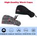 YUESUO 2 Pack Working Cap with Buttons and Sweatband - Adjustable Ponytail Pack Ribbon Tie Back Hats for Women & Men - Black - Buy Online on GoSupps.com