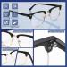 Buy Blue Light Blocking Glasses - 2 Pack Semi-Rimless Anti-UV Eyewear for Men & Women - Black/Gold & Clear - Buy Online on GoSupps.com