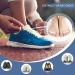 4 Pairs Hammer Toe Corrector Cushions - 3 Loop Toe Straightener & Separator for Overlapping Relief | Unisex Joint Realign Support (White + Beige - Buy Online on GoSupps.com