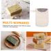 AUTSUPPL 3pcs Handmade Soap Storage Bag Natural Sisal Soap Pouch Soap Mesh Saver Bag Foam Sponge Black Flax - Buy Online on GoSupps.com