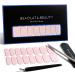 Beaolata Nail Polish Strips, 32 Nail Wraps, Nail Stickers, Gel Nail Strips, Easy Apply& Remove, Long Lasting, Safe for Nails, Salon Quality (0Sweet Honey)