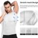 Niksa Men's Compression Shirts 3 Pack - Short Sleeve Athletic Tops for Workouts - X-Large, White - Buy Online on GoSupps.com