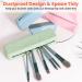 Travel Makeup Brush Holder - Silicone Portable Organizer for Face Brushes & Sponges | Anti-Fall Magnetic Cosmetic Bag (Blue - Buy Online on GoSupps.com