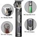 MEGZI Professional Hair Trimmer for Men Beard Trimmer for Men Rechargeable Zero gapped Cordless Razor Shavers T Liners for Beard Trimmer Men Clippers (Pirate Silver) - Buy Online on GoSupps.com