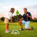 Premium Golf Training Mat for Swing Detection & Path Feedback | Advanced Golf Practice Aid with Base Plate for Indoor/Outdoor Use - Buy Online on GoSupps.com